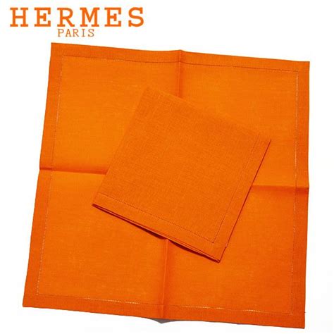 hermes napkin orange